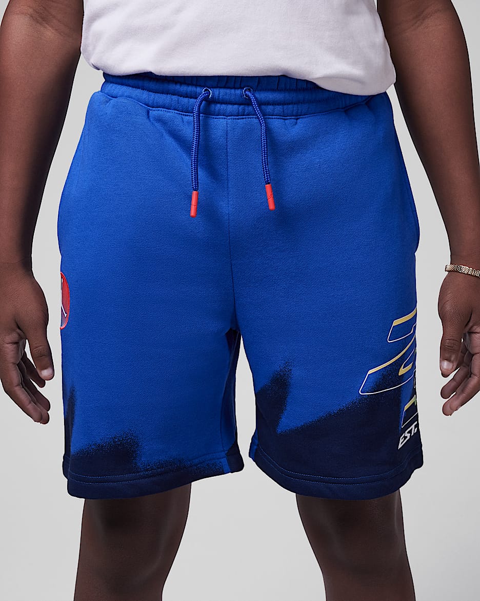 Royal blue nike fleece shorts cheap